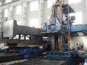 Large-sized digital display floor type boring machine